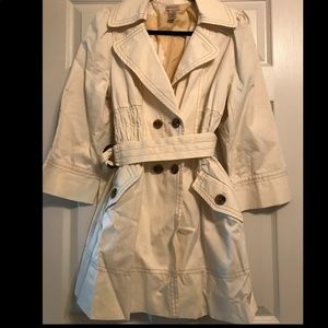 Elevenses from Anthropologie Cream colored jacket